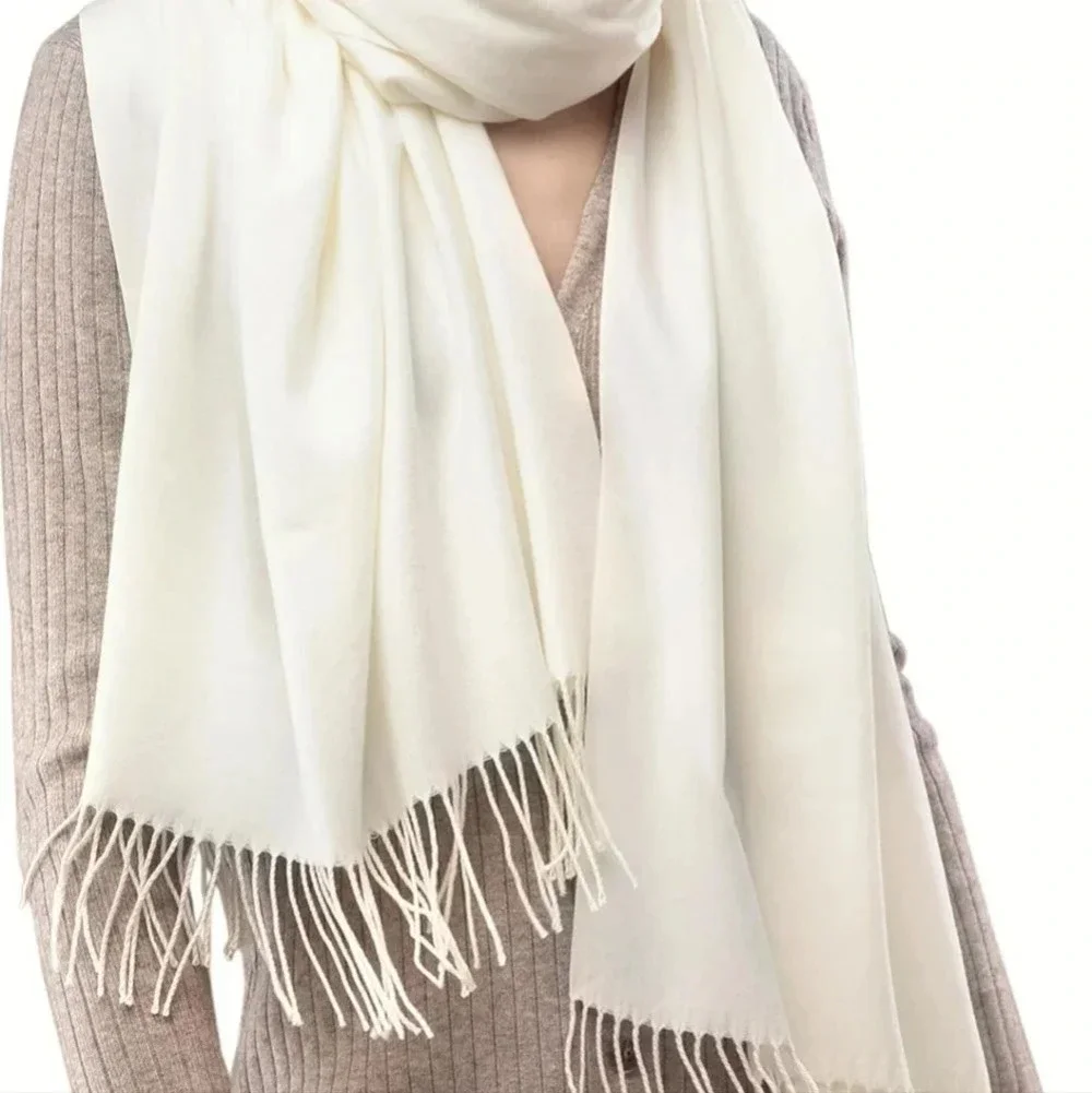 Winter Scarf for Women Pashmina Shawl Wraps Cashmere Feel Warm Fashion Blanket S - Picture 5 of 7